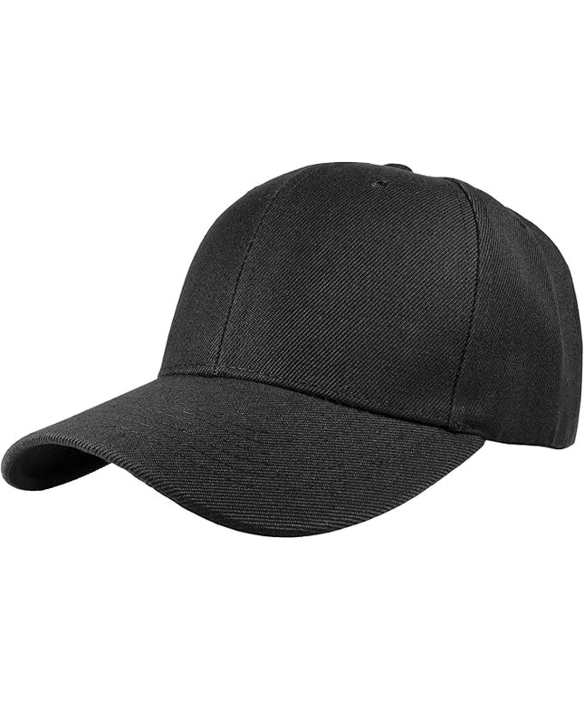 Gelante Adult Plain Baseball Cap Hat Classic Adjustable Size for All Seasons
