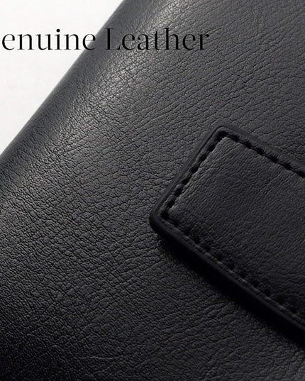 Bveyzi Women's Small Leather RFID Blocking Bifold Zipper Pocket Wallet Ladies Credit Card Slots Purse with id Window