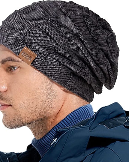 REDESS Beanie Hat for Men and Women Winter Warm Hats Knit Slouchy Thick Skull Cap