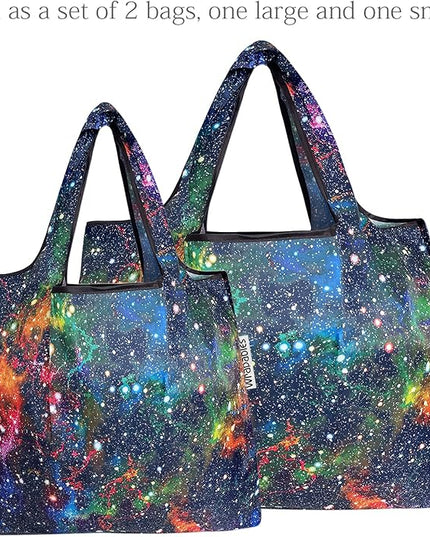 allydrew Large Foldable Tote Nylon Reusable Grocery Bags