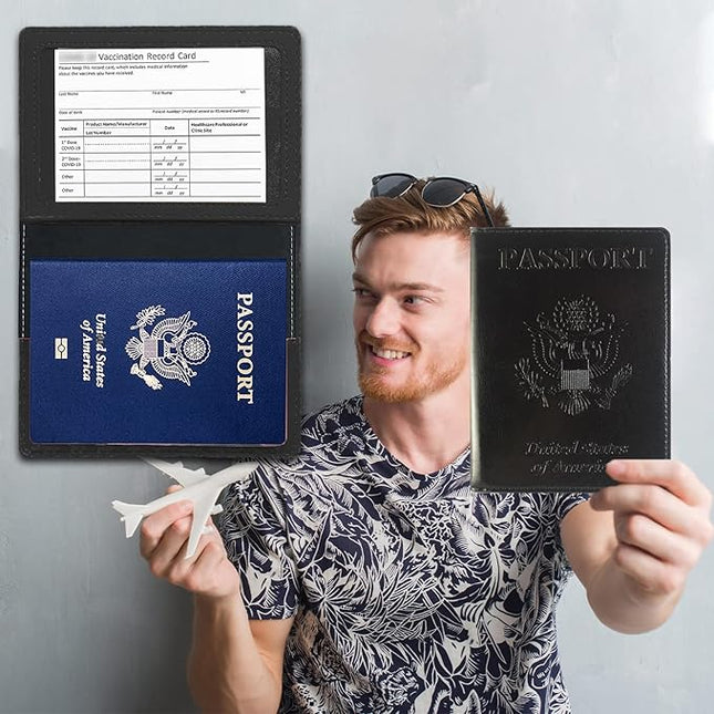 Leather Passport Holder,International Travel Must Haves Travel Accessories for Women Men, Cruise Ship Essentials, Travel Gifts