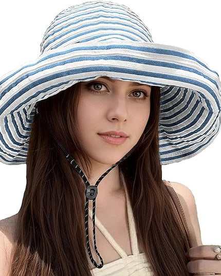 Sun Hat for Men Women UPF 50+ Fishing Hats Waterproof Wide Brim Boonie Bucket Hat for Safari Beach Hiking Garden