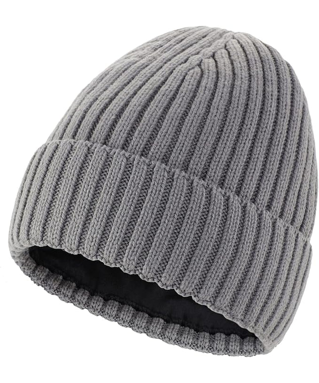 Connectyle Fleece Lined Cuffed Beanie Hat for Men Women Knitted Winter Wool Beanies Skull Cap Warm Watch Hat