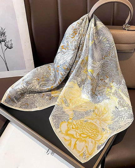 Satin Bandanas Head Scarf For Women Hair Scarves Accessories Lightweight Fashion Wrap Neck Silk Sleeping Headscarf