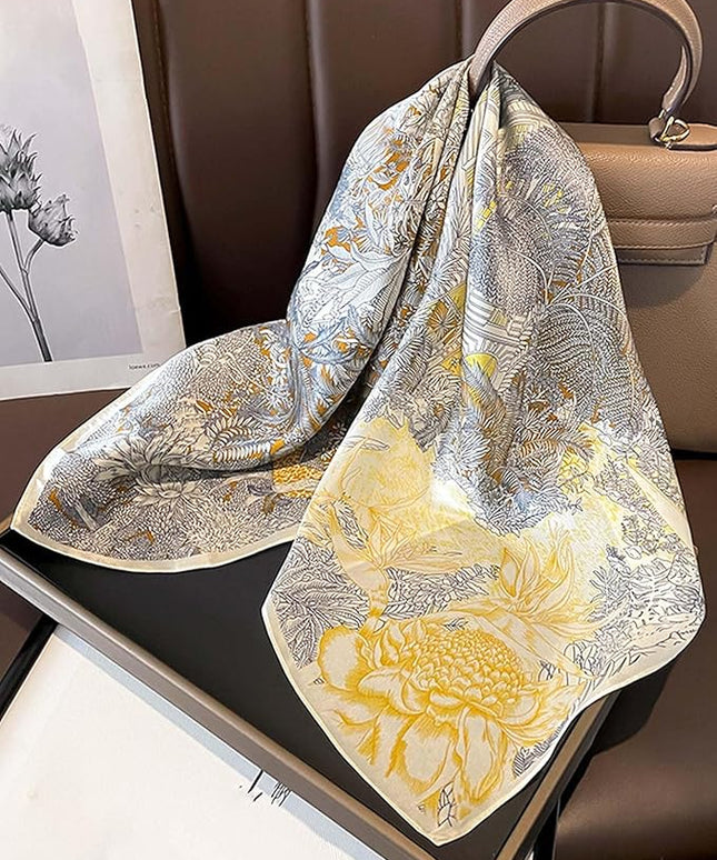 Satin Bandanas Head Scarf For Women Hair Scarves Accessories Lightweight Fashion Wrap Neck Silk Sleeping Headscarf