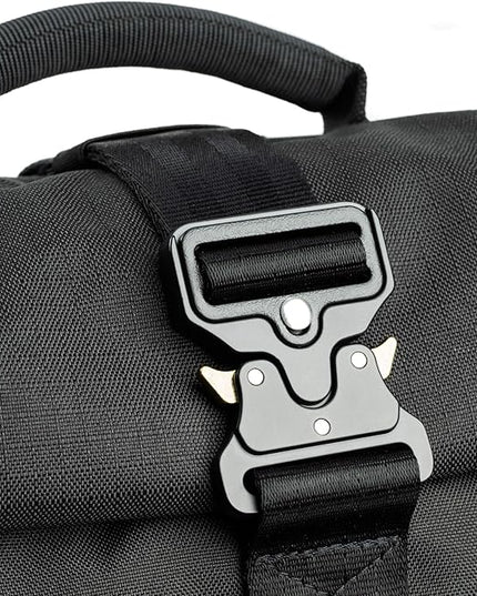Think Tank FocusPoint 30L RollTop Camera Backpack - Asphalt Black: Expandable Travel & Camera Backpack with Laptop Sleeve, Quick Side and Back Access, Rain Cover – Versatile Photography & Travel Bag