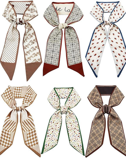 Purse Scarf Handbags For Women Skinny Hair Neck Accessories Scarves With Bag Scarfs Handle Fashion Lightweight