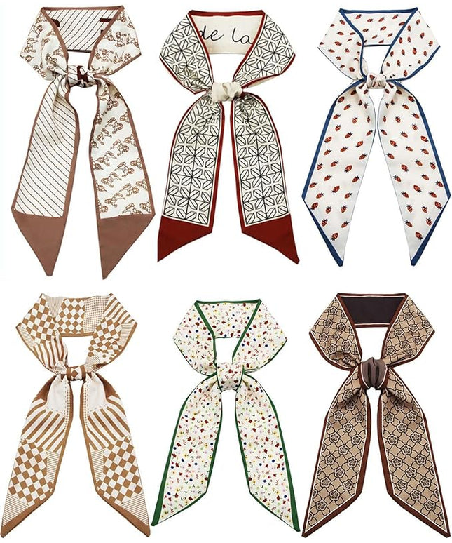 Purse Scarf Handbags For Women Skinny Hair Neck Accessories Scarves With Bag Scarfs Handle Fashion Lightweight