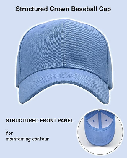 Utmost Structured Baseball Cap with Adjustable Closure - Performance Hat for Outdoor Activities