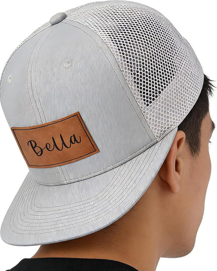 EDSG Custom Hat for Men Women, Trucker Hat, Personalized Baseball Caps, Adjustable Snapback Cap