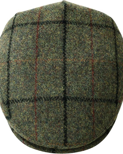 FEINION Men's Wool Tweed Newsboy Ivy Cap Gatsby Golf Flat Hat