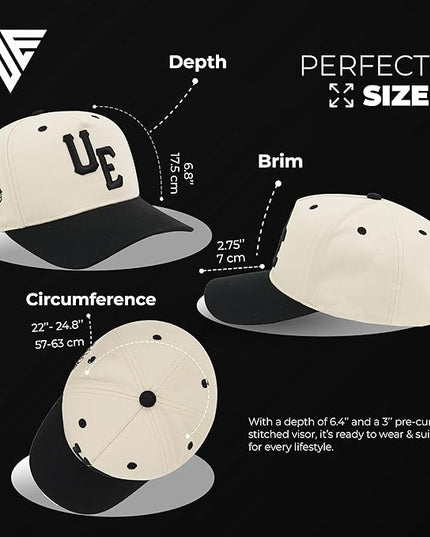 Urban Effort Vintage Trucker hat - for Men Women Baseball Hat - Trendy Sports Snapback Closure for Your Style & Outdoors