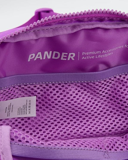 Pander Two Way Zipper Fanny Pack Nylon Everywhere Belt Bag for Women, Water Repellent Waist Packs, Crossbody Bags with Adjustable Strap (Violet).