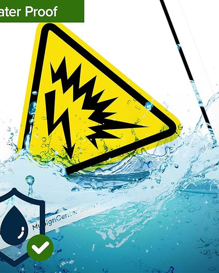 Warning Arc Flash And Shock Hazard Appropriate PPE Required Sign, 10x7 Inches, 55 mil thick HDPS (high density polystyrene), Made in USA by My Sign Center