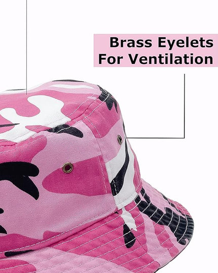 Utmost Bucket Hat 100% Cotton & Denim Lightweight Packable Outdoor Summer Beach Fishing Sun Hat