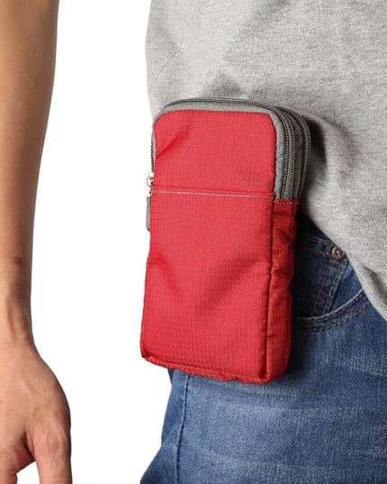 Universal Crossbody Cell Phone Purse Waist Pack Bag for Outdoor Sports Moblie Phone Carrying Cases Shoulder Belt Bag Pouch for iPhone 7 6/6S Plus Samsung Galaxy Phones Under 6.0'' from WaitingU