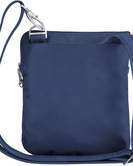 Travelon Anti-theft Classic Slim Double Zip Crossbody