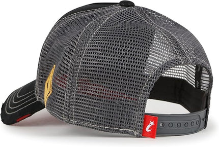 ililily Premium Road Trip Vintage Distressed Snapback Trucker Hat Baseball Cap