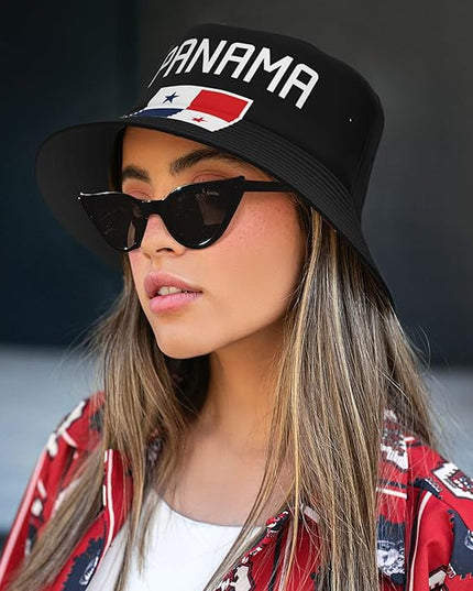 Funny Flag Bucket Hat for Men Women, Fisherman Hats Packable Fashion Sun Cap for Travel Outdoor Beach Boys Girls