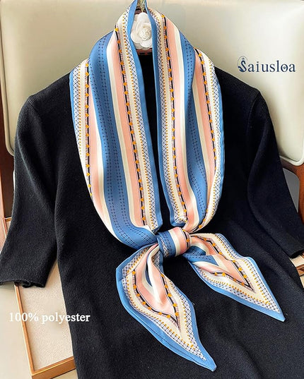 Purse Scarf For Handbags Head Scarves For Women's Hair Bags Scarfs Long Skinny Scarves Fashion Silky
