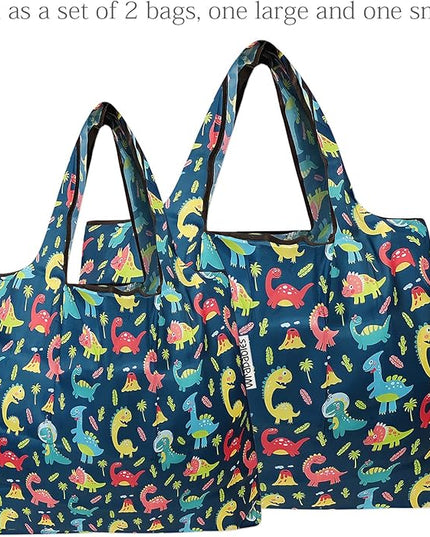 allydrew Large Foldable Tote Nylon Reusable Grocery Bags