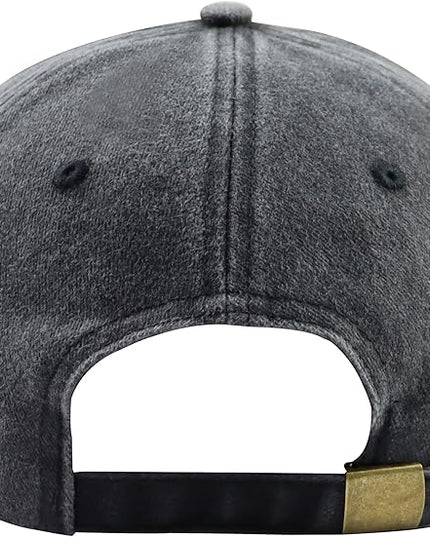 That's What I Do I Play Guitar and I Know Things Hats for Men Women, Adjustable Guitar Decor Leather Patch Baseball Cap