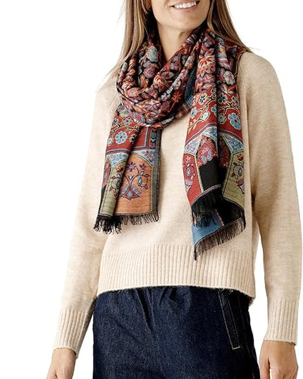 Scarf for Women Spanish Design Elegant Long Shawl Scarves for Summer Fall