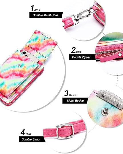 KUKOO Small Crossbody Bag Cell Phone Purse Wallet with Credit Card Slots for Women