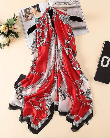 Silk Scarf Mulberry Silk Fashion Scarves Long Lightweight Shawl Wrap …
