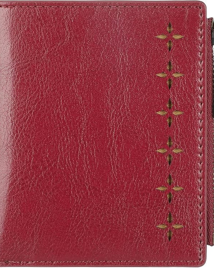 Lavemi Ultra Thin Small Compact Leather Womens Girls Wallets RFID Blocking Credit Card Holder for Women