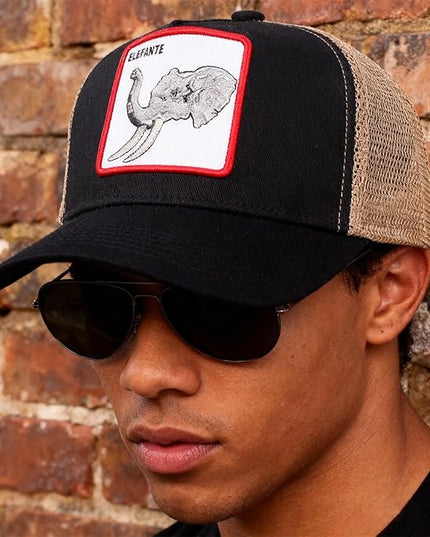 Classic Unisex Various Animal Series Embroidery Farm Adjustable Mesh Snapback Trucker Hat