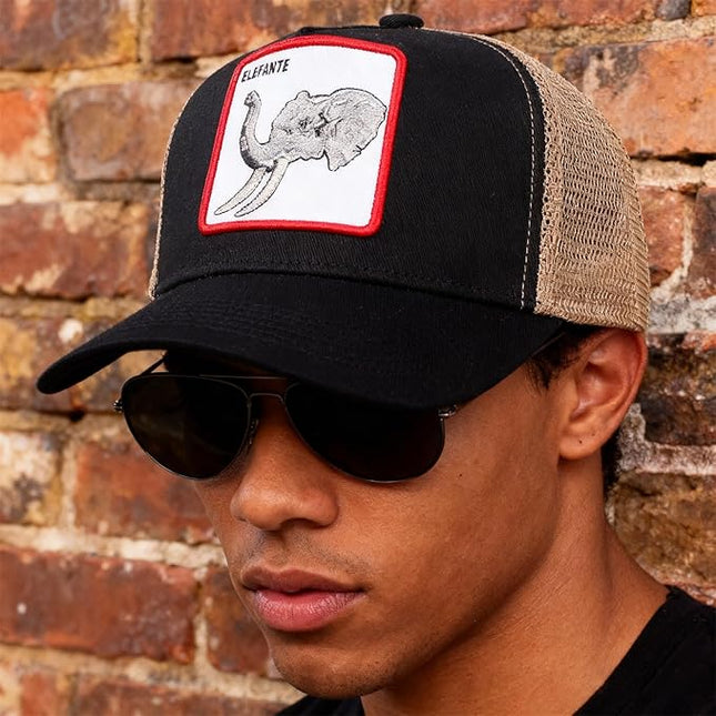 Classic Unisex Various Animal Series Embroidery Farm Adjustable Mesh Snapback Trucker Hat