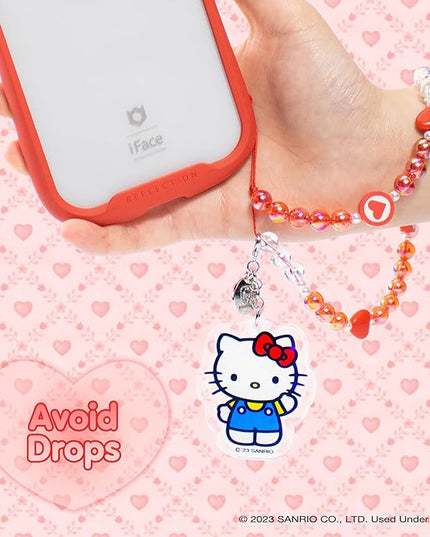 iFace Hello Kitty and Friends Beaded Wristlet Universal Phone Charm Strap - Cute Wrist Chain Lanyard Aesthetic Decor Strap for Cell Phone Camera Keys AirPods Keychains