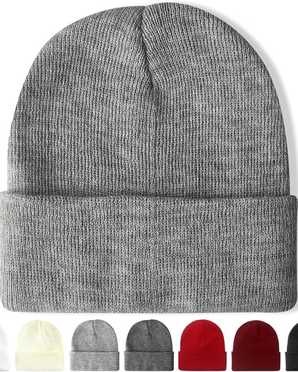 NPQQUAN Beanie for Men Women Winter Hats for Mens Beanie Cuffed Knit Beanies Skull Cap