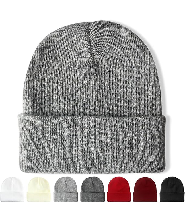 NPQQUAN Beanie for Men Women Winter Hats for Mens Beanie Cuffed Knit Beanies Skull Cap