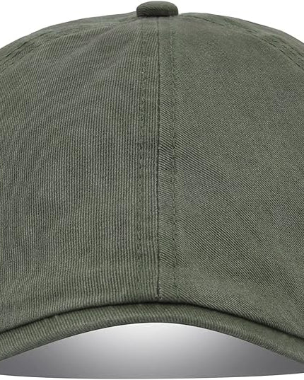 VOBOOM Cotton Washing Flat Cap Cabbie Hat Gatsby Ivy Irish Hunting Newsboy