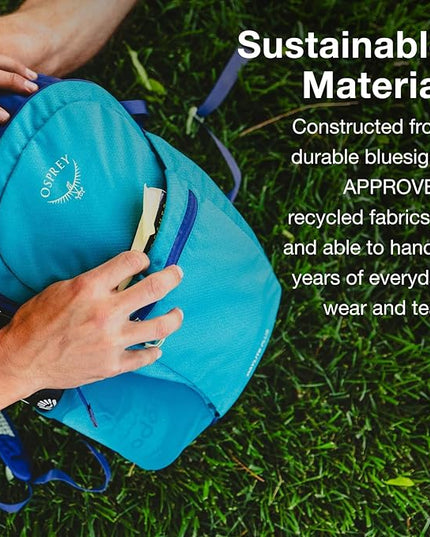 Osprey Daylite Plus Commuter Backpack - Everyday Pack with Laptop Sleeve, Bottle Pockets, and Extra Storage, Torrent Blue