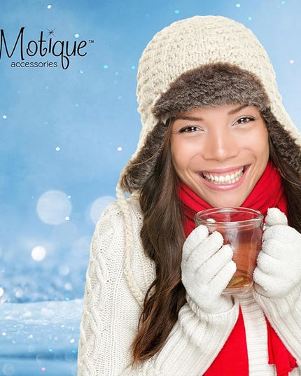Motique Accessories Chenille Gloves Women Winter Magic Warm Gloves