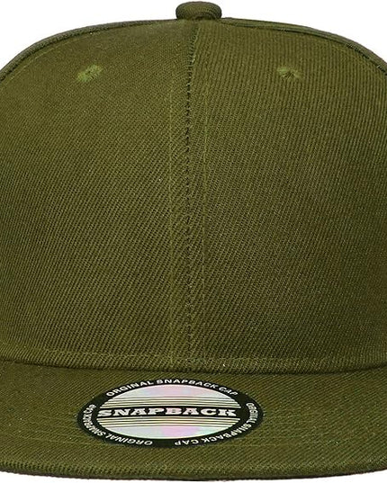 Classic Snapback Hat Cap Hip Hop Style Flat Bill Blank Solid Color Adjustable Size