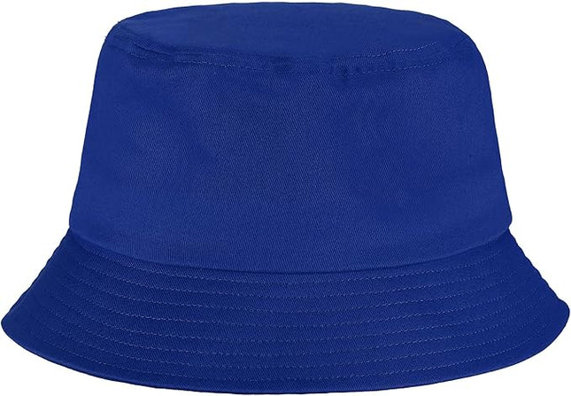 Umeepar Unisex Cotton Packable Bucket Hat Sun Hat Plain Colors for Men Women