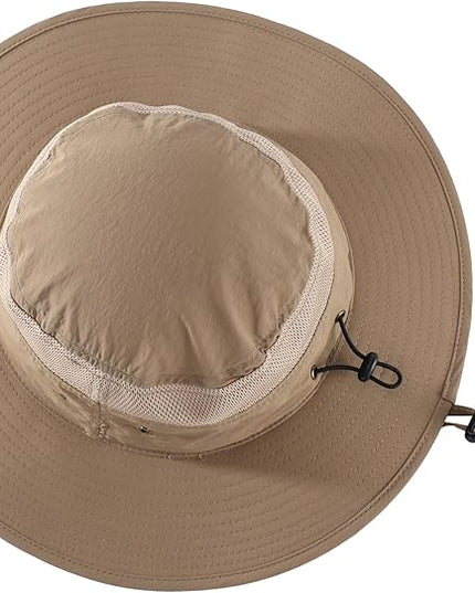Home Prefer UPF 50+ Men's Sun Hat Wide Brim Bucket Hat UV Protection Hat for Mens Womens Beach Safari Gardening Golf Fishing