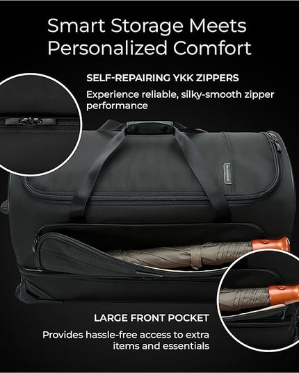 Briggs & Riley Travel Duffel Bag - Weekender & Overnight Luggage for Women & Men, Softside Bag