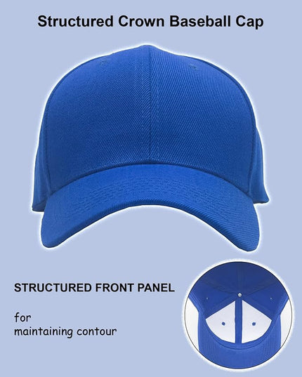 Utmost Structured Baseball Cap with Adjustable Closure - Performance Hat for Outdoor Activities