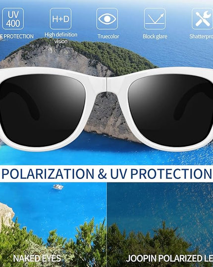 Joopin Square Sunglasses Polarized UV Protection Trendy Designer Sun Glasses Men Women