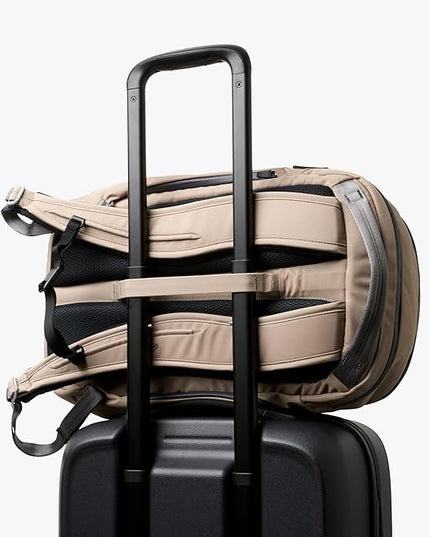 Bellroy Transit Workpack Pro (22L work bag/commuter backpack, fits 16” laptops; organization for travel and commutes)- Stone