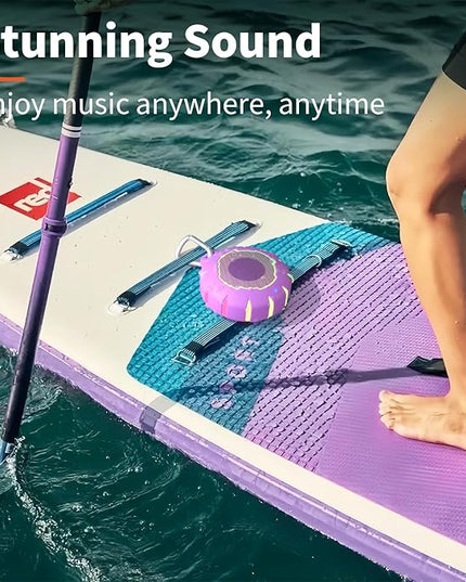 HEYSONG Waterproof Shower Bluetooth Speaker, Durable & Portable with Clear Sound, Ideal for Shower, Pool, Beach & Kayaking – Great Gift for Girls, Women & Men