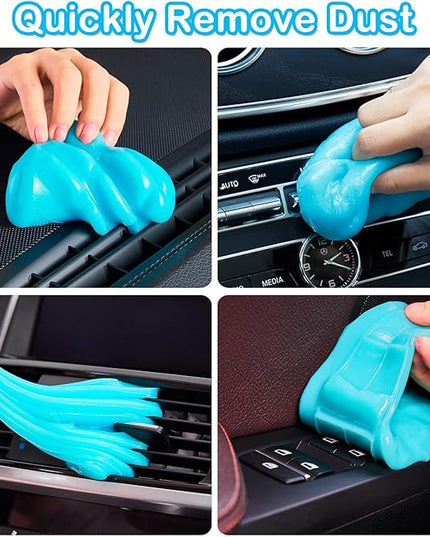 PULIDIKI Car Cleaning Gel Car Clean Putty, Universal Car Interior Cleaner Slime, Perfect Cleaning Kit Supplies, Auto Detailing Tools Car Accessories, Dust Remover Gifts for Men Women