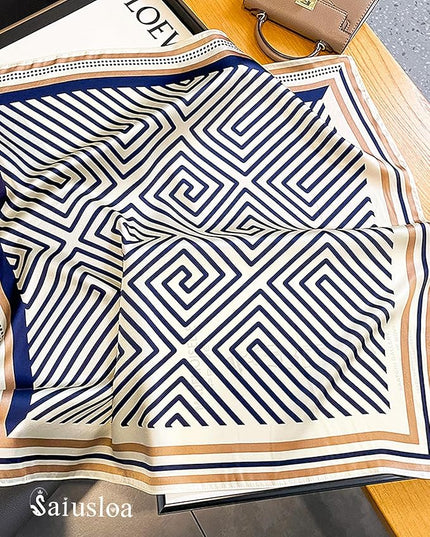 Neck Scarf For Womens Silky Head Scarves Hair Bandanas Square Scarf Fashion Accessories lightweight