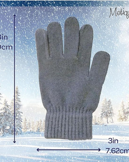 Motique Accessories Chenille Gloves Women Winter Magic Warm Gloves