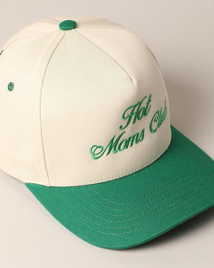MIRMARU Two-Tone Vintage Canvas Trucker Hats for Men & Women, Adjustable Size Baseball Caps with Trendy Embroidered Design